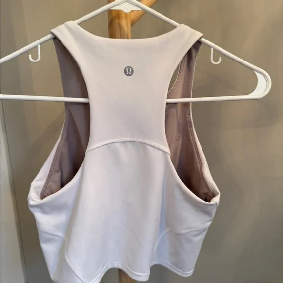 Lululemon Wunder Train Racerback Tank Top White Size 6 - Picture 4 of 4